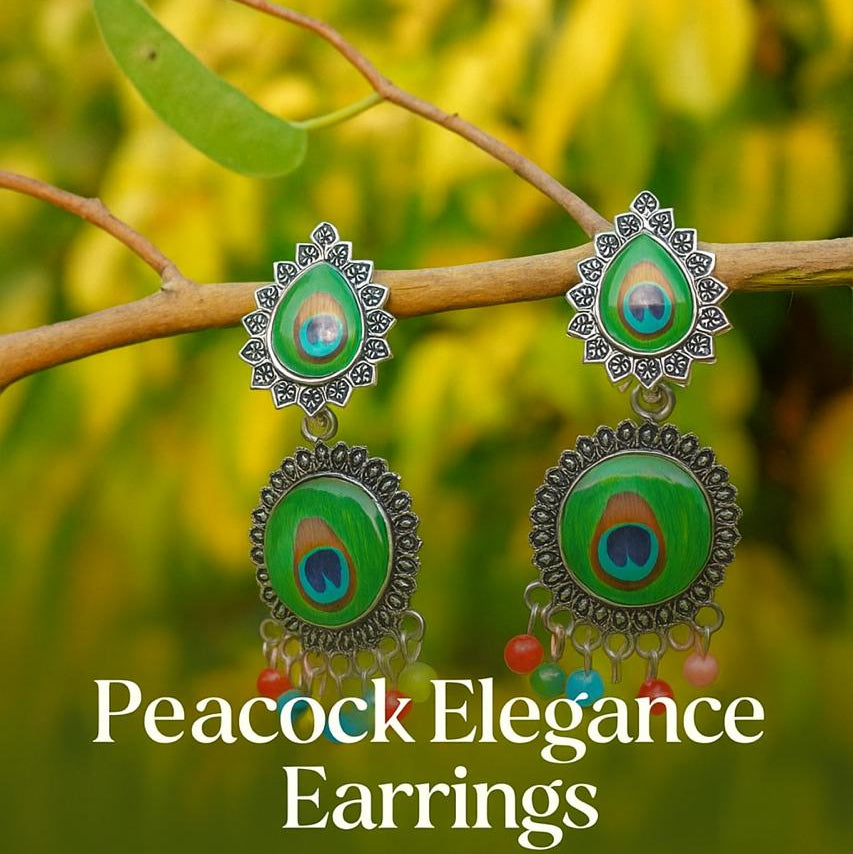 Peacock Earrings