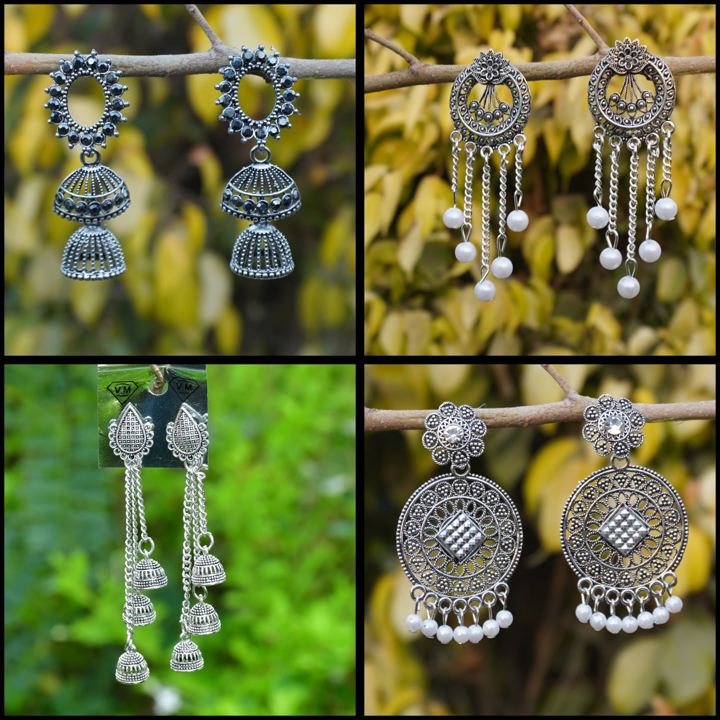Brinco Bonito set of 4 Earrings