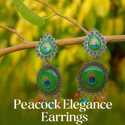 Peacock Earrings